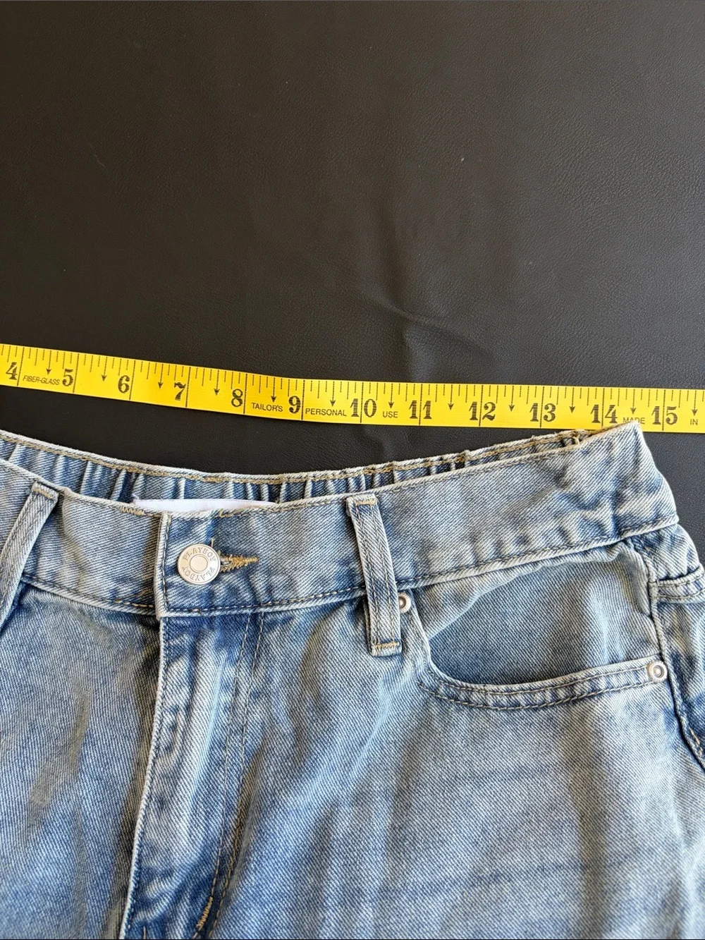 Playboy Y2K Denim Long Shorts Logo Graphic Size 7